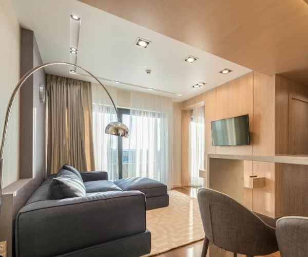 Falsos techos de madera de interior carpintería Girona